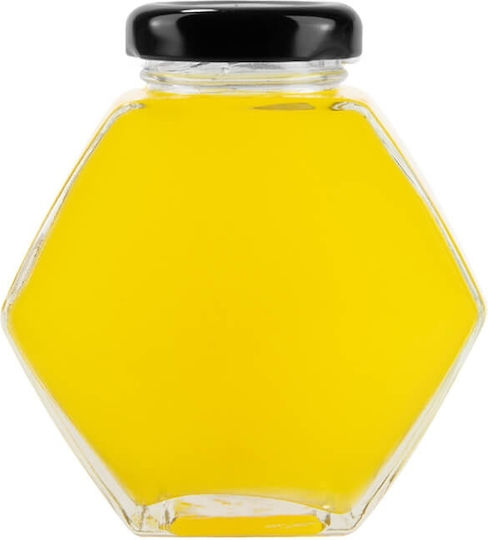 12x Sechseckiges Dekoratives Glas 100ml Marmelade Gewürze