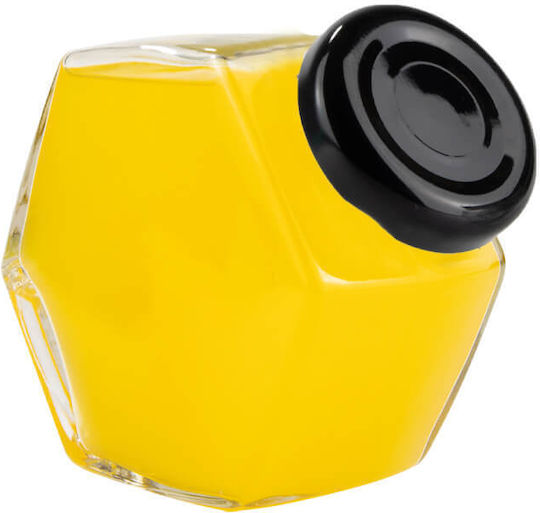 12x Sechseckiges Dekoratives Glas 100ml Marmelade Gewürze