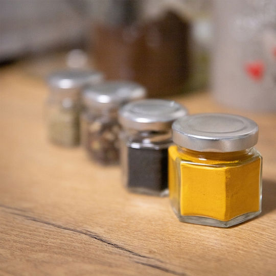 12x 50ml Hexagonal Jars Spices Honey