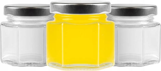 12x 50ml Hexagonal Jars Spices Honey