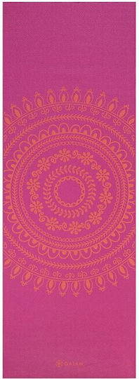 Gaiam Στρώμα Γυμναστικής Yoga Ροζ (173x61x0.6cm)