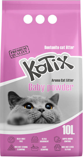Kotix Пясък за котки Бентонит с Аромат Natural 10lt