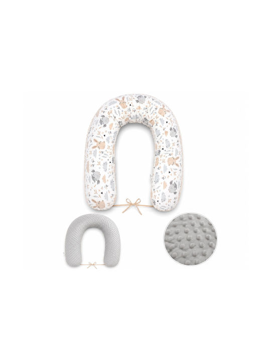 Maboo Pernă de somn pentru copii Grey Minky