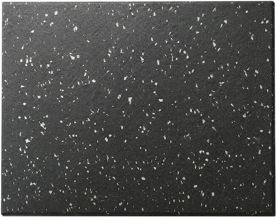 Profit Double Sided Gym Equipment Flooring Black/Grey 100x100x2cm 1 Piece