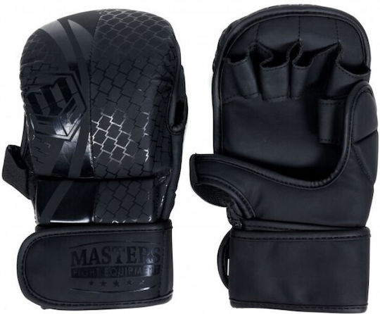 Sport Masters GFS Synthetic Leather MMA Gloves Black