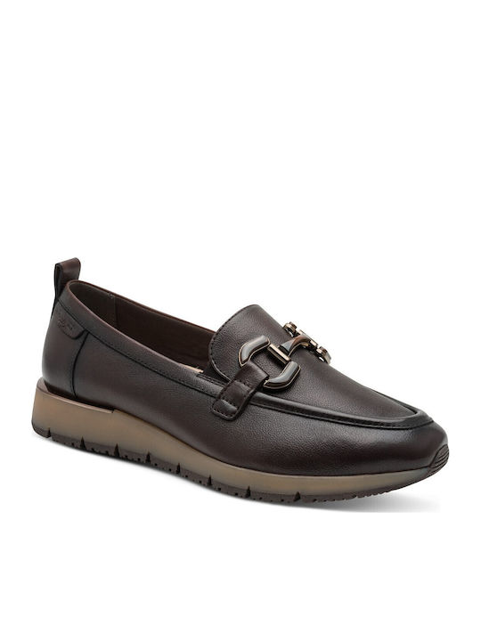 Leather Women's Loafers Mocca