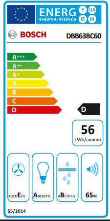 Bosch Mecanism de absorbție 60cm Negru cu Wi-Fi