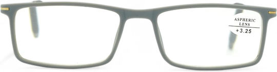 Optosquad Reading Glasses +2.75 In Grey Colour 8777-2