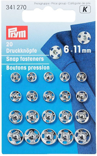 Prym Elemente de fixare pentru haine 20 buc