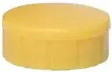 Maul Magneți rotunzi D15mm Forță 0.15 Kg 10 buc Set Maul Galbeni Solizi