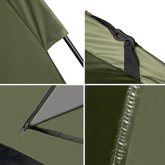 Nils Camping Tent Igloo Storage Khaki 4 Seasons 315x150x105cm