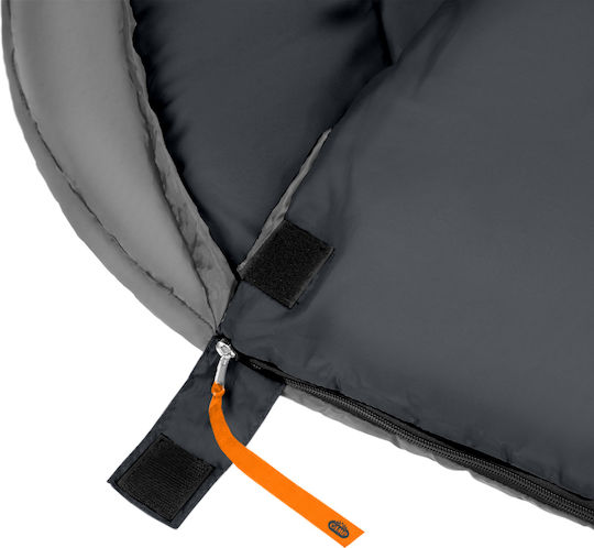 Nils Sac de dormit Single de vară Extreme Anthracite Orange