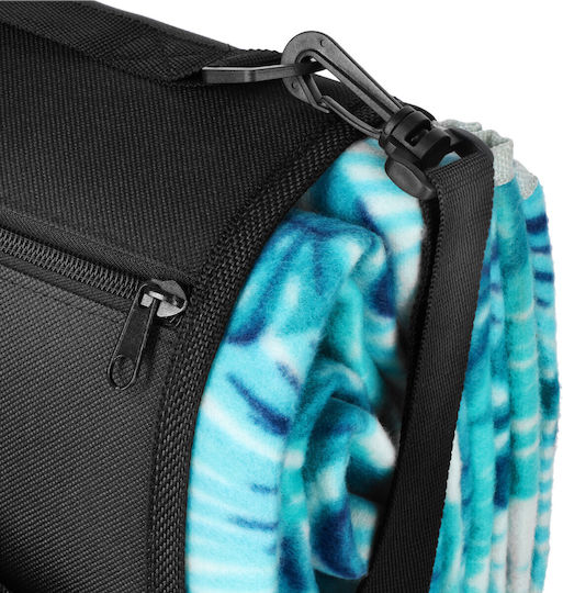 Nils Picnic Blanket 200x200cm in Light Blue Colour