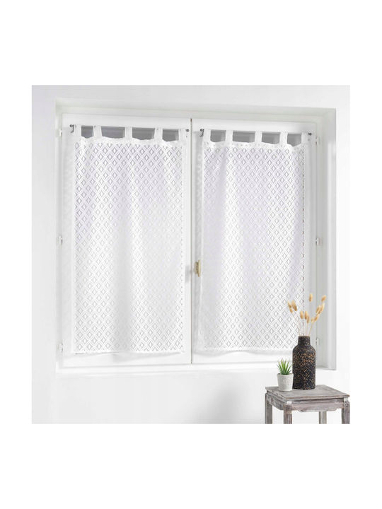 Douceur d'Intérieur Set Curtains with Tab Top Odilia 60x160cm