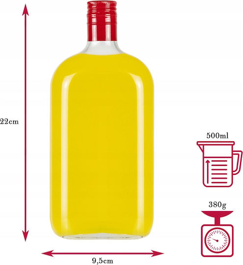 50x Бутилка Classic Вино 500ml + Капак
