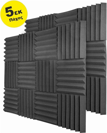 A2S Protection Set of Sound Absorbing (24pcs) in Design Wedge 30.5cm x 30.5cm x 50mm