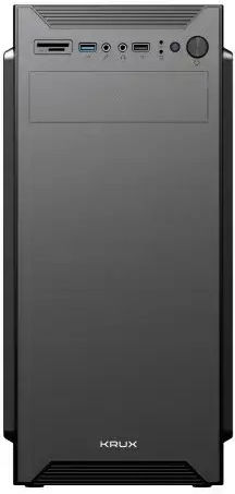 Krux Kiro Midi Tower Computer Case Black