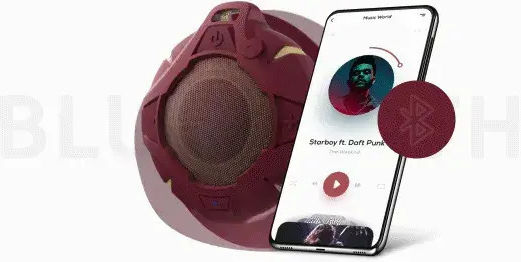 Samus Explore Impermeabil Boxă Bluetooth 5W cu Durată de Baterie până la 12 ore Roșu