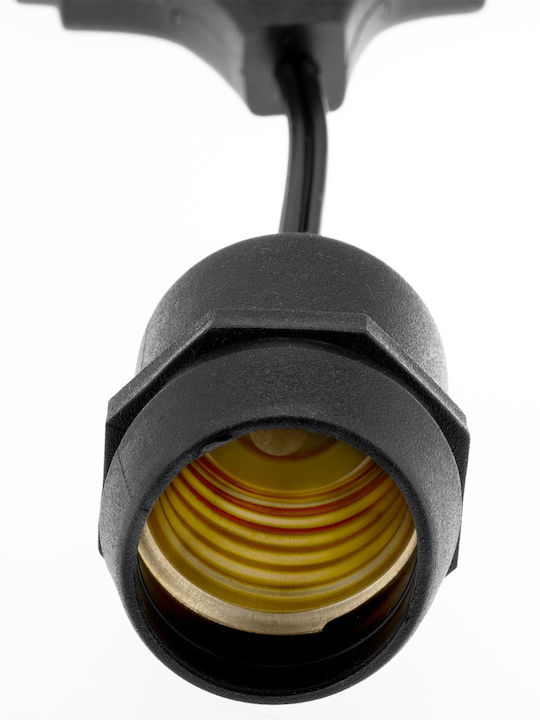 Malus Lanț Luminos Ghirlandă de Grădină pentru Exterior 10 m 10x E27 Lumiled
