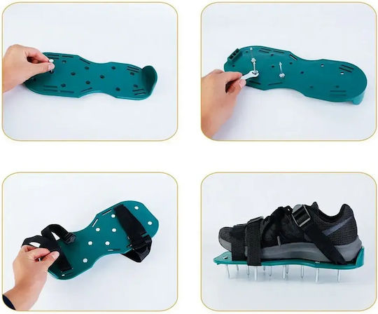 Spiked Aerator Shoes Metal Spikes Healthy Lawn