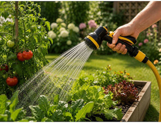 Garden Water Gun 10 Spray Functions Clamp