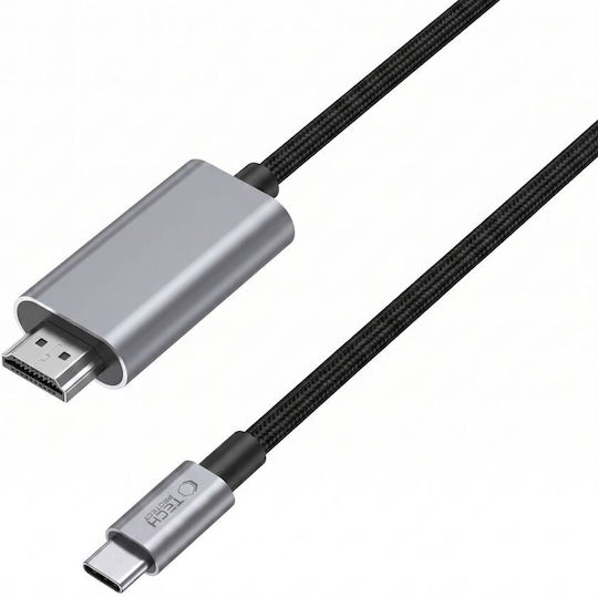 Tech-Protect Ultraboost HDMI 2.1 HDMI Cable HDMI male - USB-C male 2m Grey