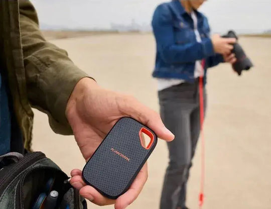 Sandisk Extreme Portable V3 USB-C Εξωτερικός SSD 2TB 2.5" Μαύρο