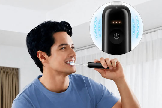 Laifen Water Flosser με Αισθητήρα Πίεσης και Θήκη Ταξιδίου Μαύρο