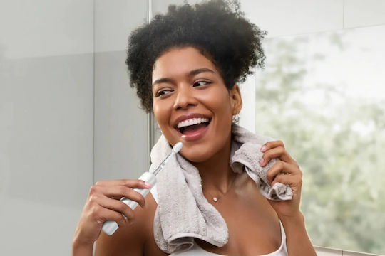 Laifen Wasserflosser mit Drucksensor und Reiseetui Weiß