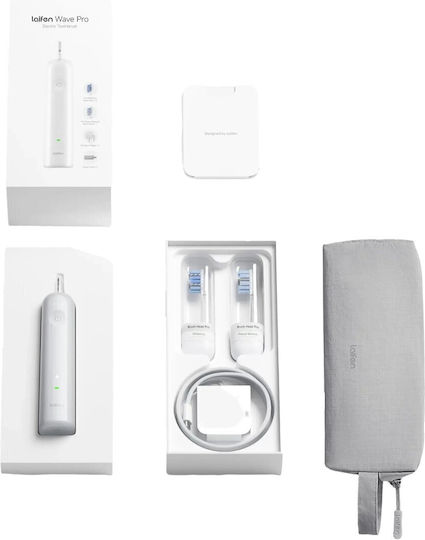Laifen Wasserflosser mit Drucksensor und Reiseetui Weiß