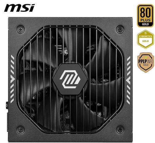 MSI Mag A650GLS PCIE5 650W Μαύρο Τροφοδοτικό Υπολογιστή Full Modular 80 Plus Gold