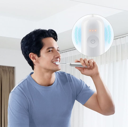 Laifen Wasserflosser mit Drucksensor und Reiseetui Silber