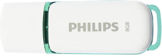 Philips Snow Edition 2.0 8GB USB 2.0 Stick Λευκό