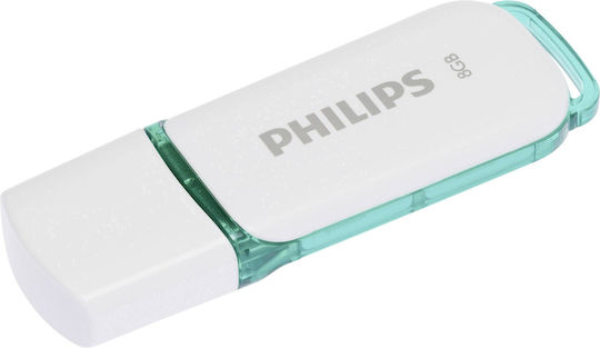 Philips Snow Edition 2.0 8GB USB 2.0 Stick Λευκό