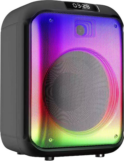 Boxă Karaoke cu Microfon Wireless și Efecte de Iluminare SM-B122 Negru