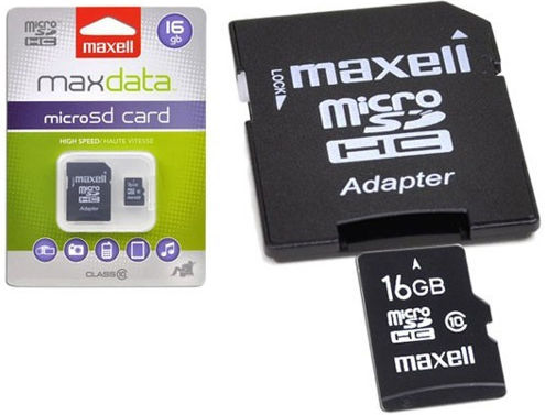 Maxell X-series SDHC 16GB Class 10 με αντάπτορα