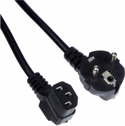 Akyga IEC C13 - Schuko Kabel 1.5m Schwarz (AK-PC-02A)