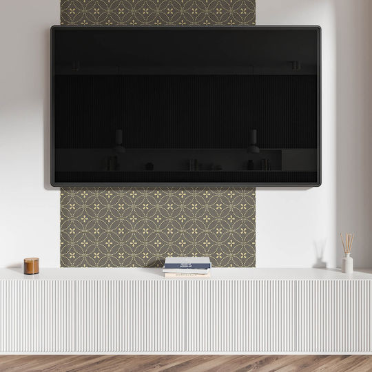 Panou PVC Model Decorare Ușoară Sală De Mese 100x50 cm Model Flori Delicate