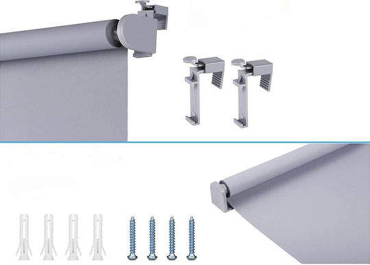 Eurohome Eurohome Rollos Total Blackout Grau P50xH130cm