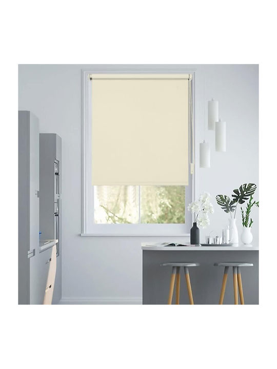 Eurohome Ρόλερ Σκίασης Ολικής Συσκότισης Μπεζ Π50xΥ160εκ.