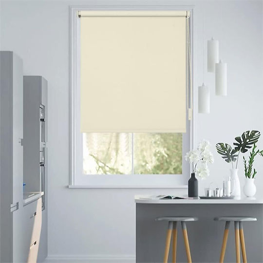 Eurohome Ρόλερ Σκίασης Ολικής Συσκότισης Μπεζ Π50xΥ160εκ.