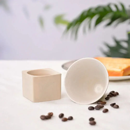 Ceașcă Espresso Ceramică Albă 120ml