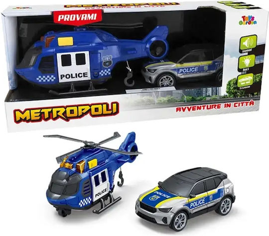 Metropoli Police Pull Back Car for Ages 1.5+ Years