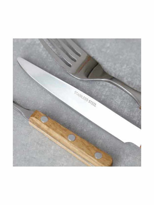 Mikasa Set de tacâmuri din oțel inoxidabil Bej 16 bucăți