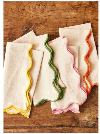 Jamie Oliver Stoff Tischsets 45x45cm 4 Stücke