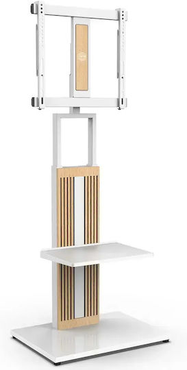 Fitueyes Zen Cantor Series Regal Weiß Lautsprecherständer