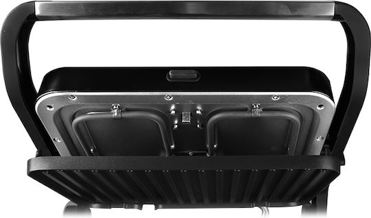 Life Sirloin Sandwich Maker with Non-Stick Removable Plates for 2 Toasts 2180W Black