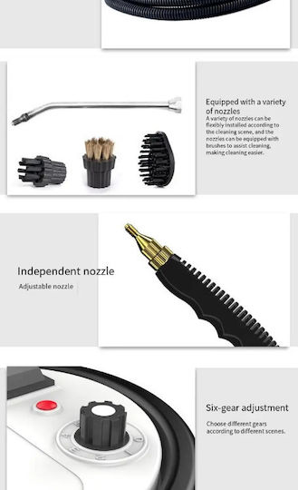 SPV Steam Cleaner with Stick Handle