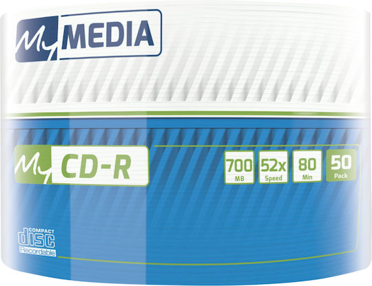 Δίσκοι Mymedia 700mb Wrap Cd-r Spindle 50