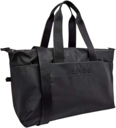 Boss Sack Voyage Back Black from Artificial Leather